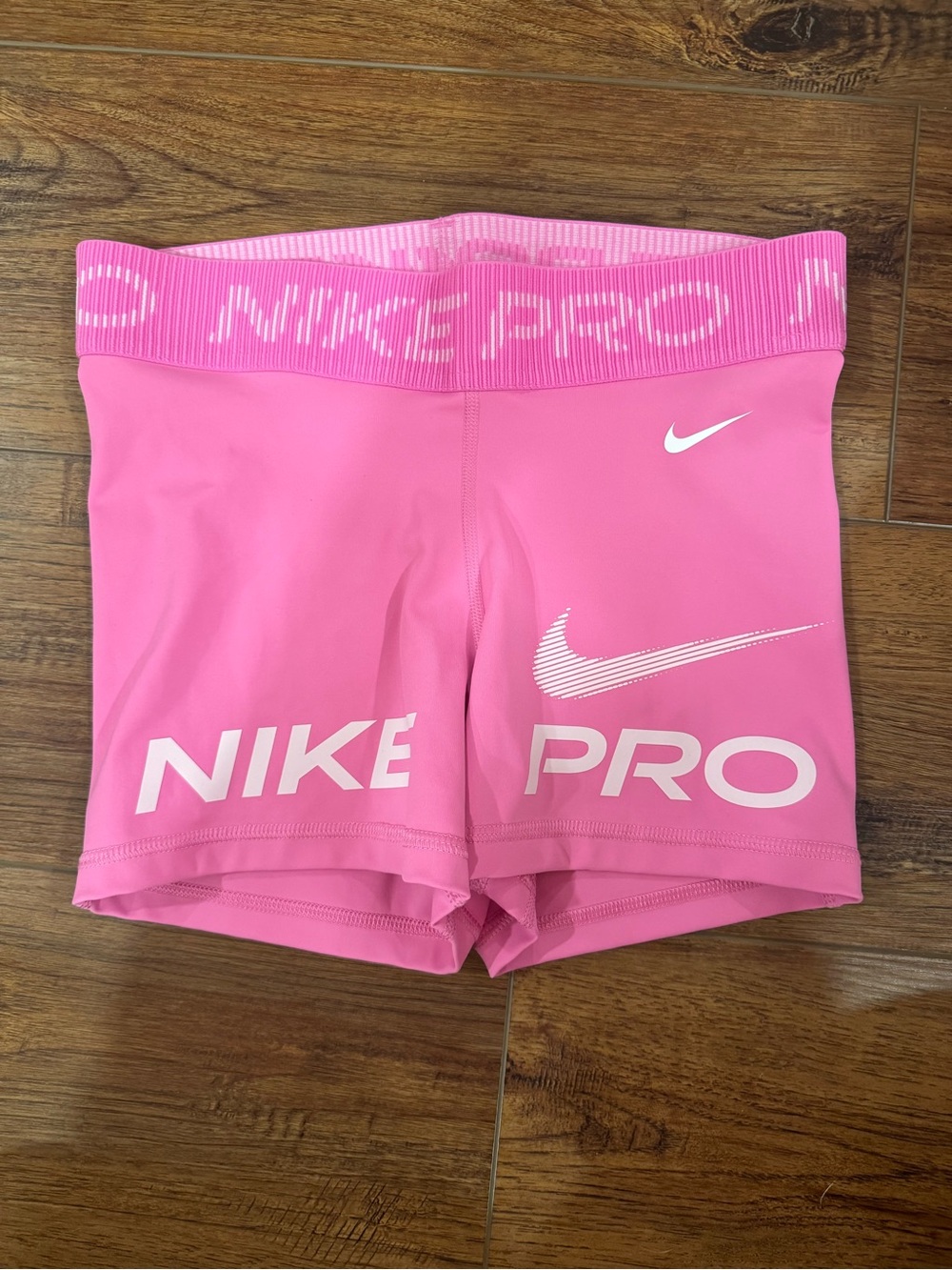 Women’s Nike Pink Pro Compression Athletic Shorts